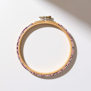 Fabric-Wrapped Wooden Embroidery Hoops