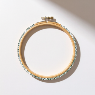 Fabric-Wrapped Wooden Embroidery Hoops