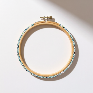 Fabric-Wrapped Wooden Embroidery Hoops