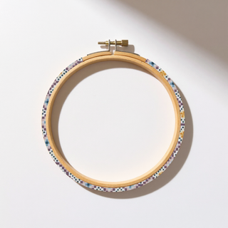Fabric-Wrapped Wooden Embroidery Hoops
