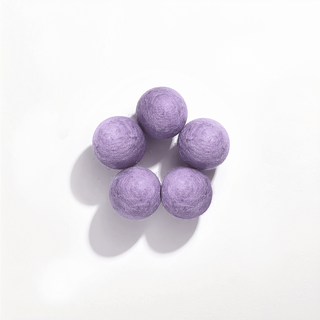 Felt Balls, Lavender