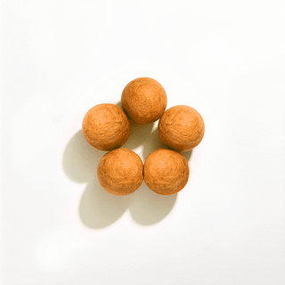 Felt Balls, Mustard