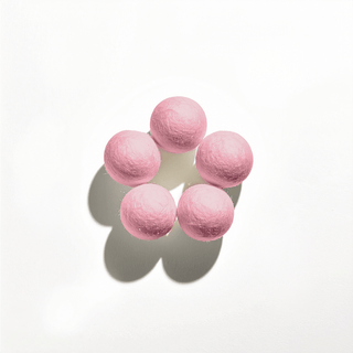 Felt Balls, Pastel Pink